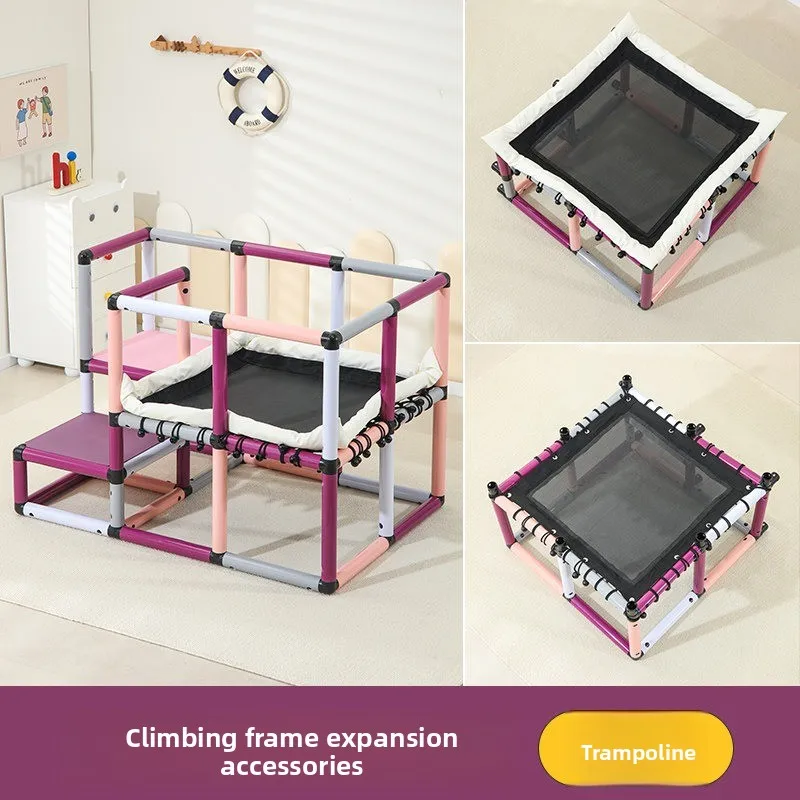 Trampoline Pipe Climbing Frame Slide Hole Plate Net Rainbow Gate Swing Space Capsule Suspension Bridge Ball Pool Accessories
