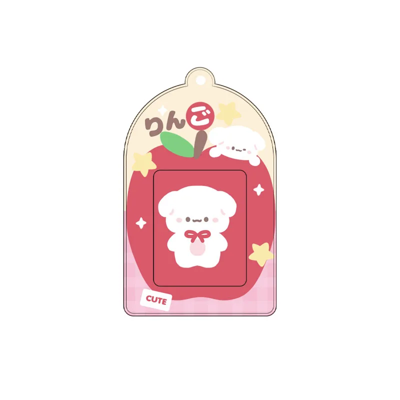 New Arrivals Cute Animal Photo Frames Kawaii Pudding Photocard Holder 2 Inch Kpop Photocard Sleeves INS Style Original Design view 6