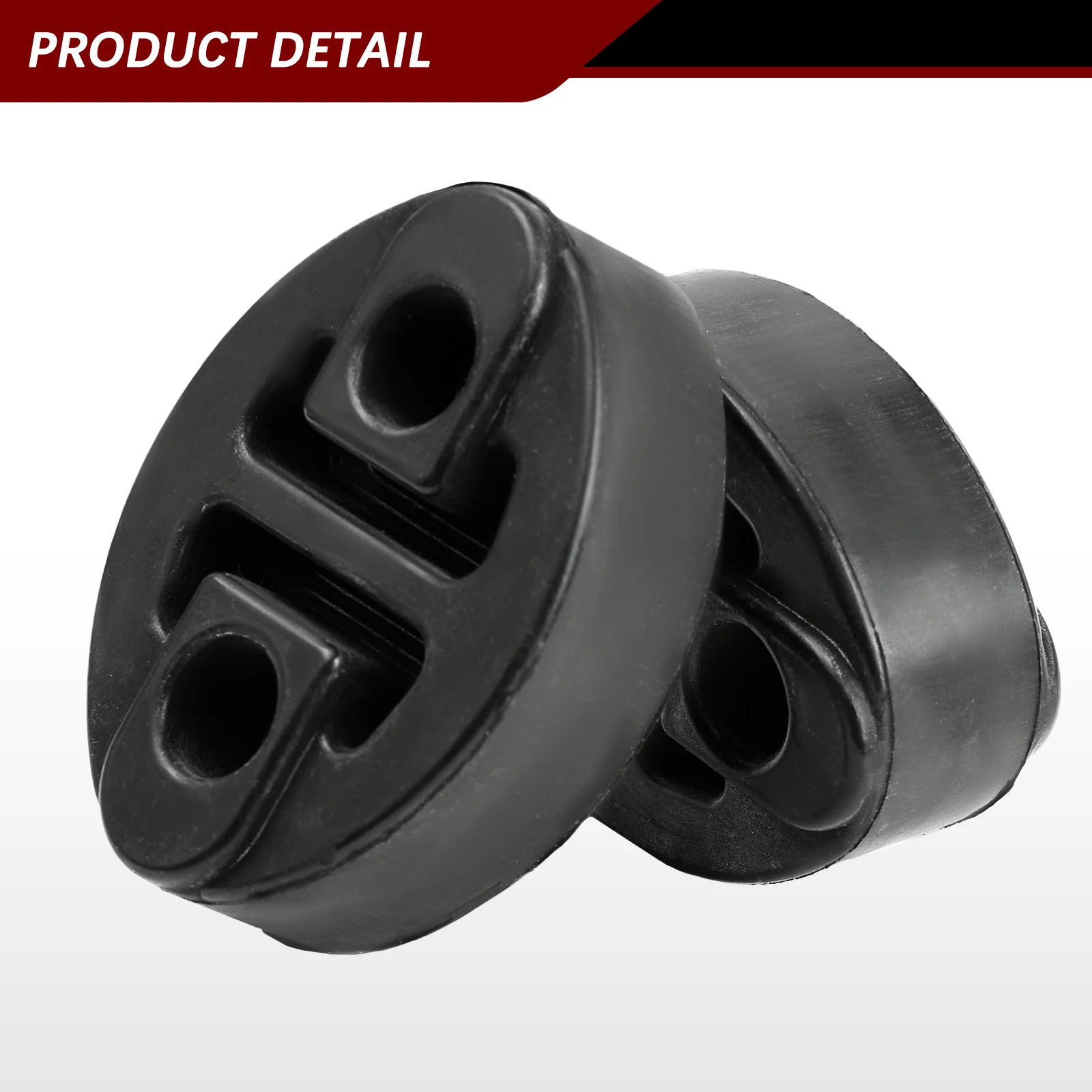 Image of 2 x Auspuff-Gummi-Halterung für LEXUS MAZDA SUZUKI TOYOTA Heavy Duty Halter 1756574280