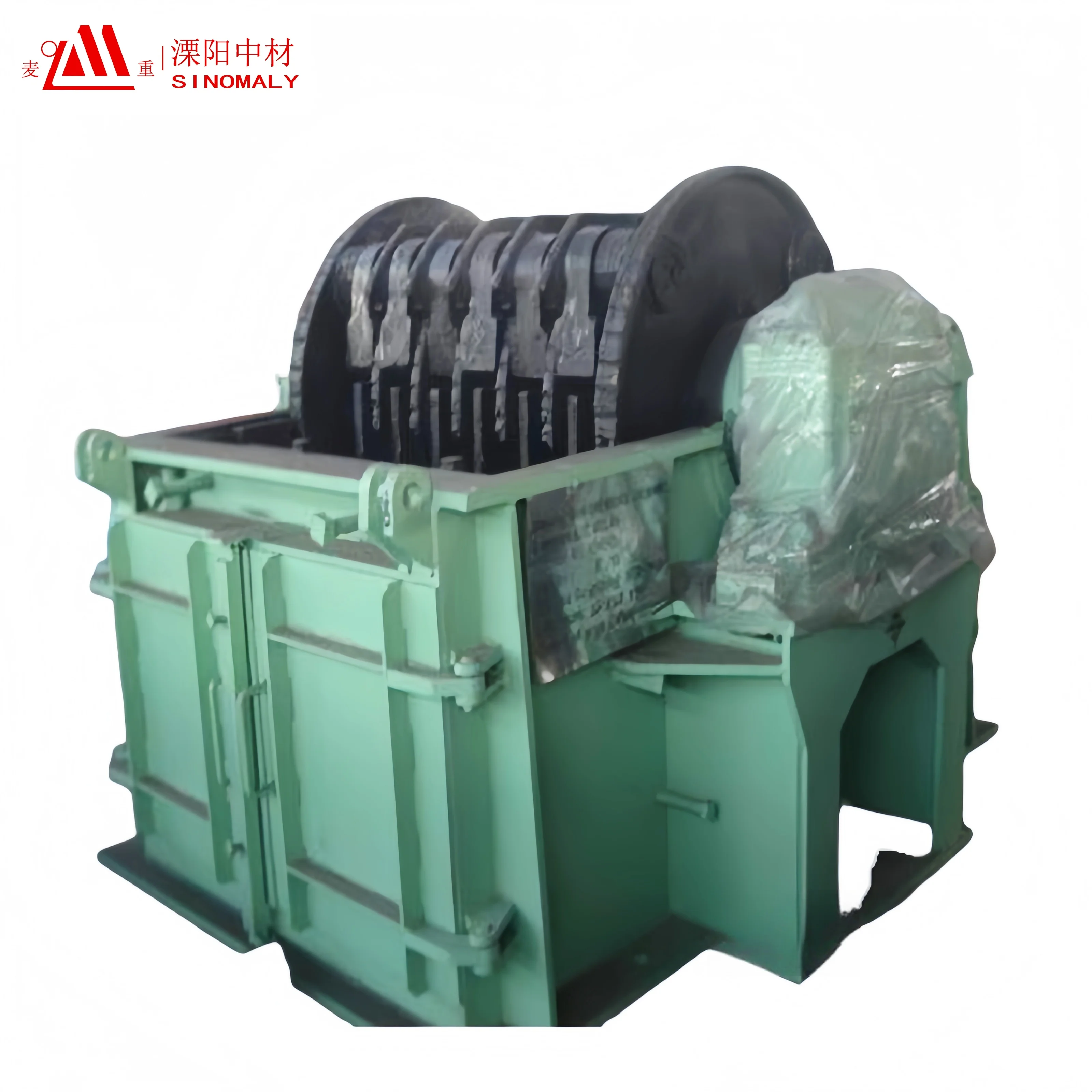 SINOMALY Compact Mini Jaw Crusher with Motorized Drive Versatile for Small Scale Applications New Condition