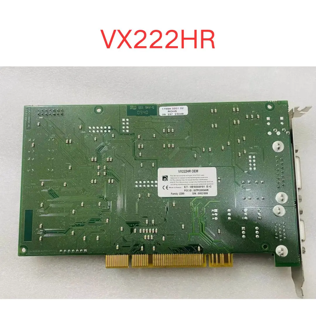 Second-hand VX222HR PCI Universal Digital Audio Card Professional Sound Card test OK Fast Shipping