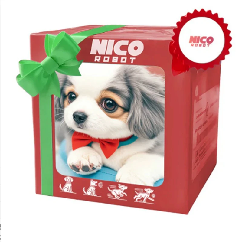 Elektryczny piesek pluszowy, chodzący i szczekający, 2026 - Realistyczny, interaktywny szczeniak dla dzieci, zestaw na prezent świąteczny