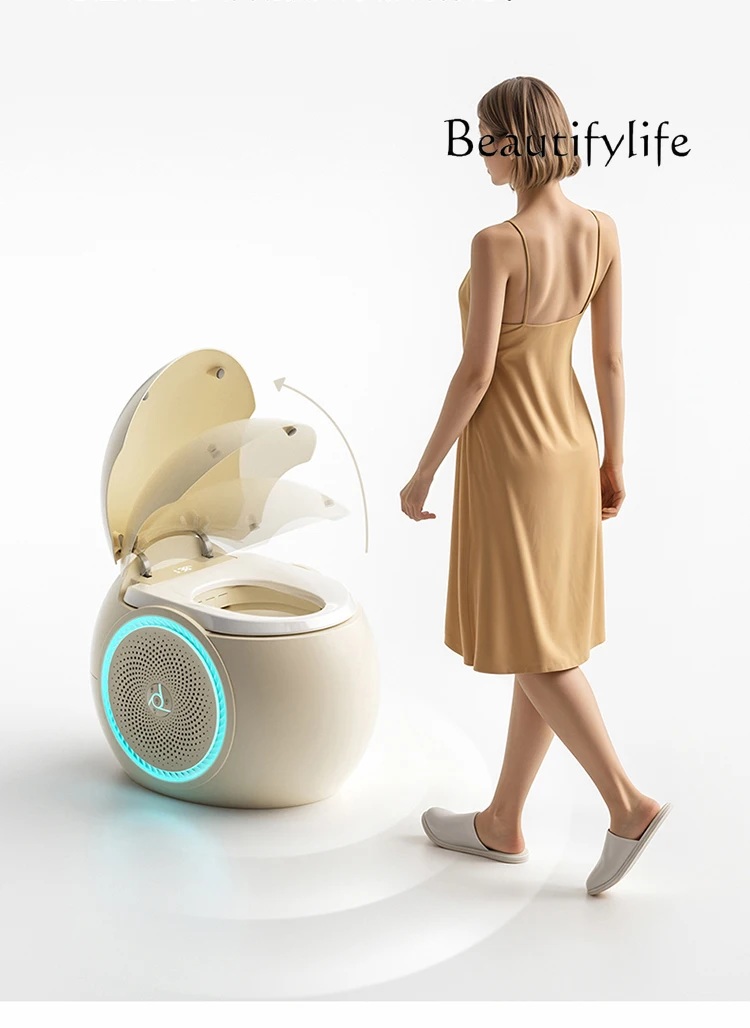 

cc Fully automatic integrated smart toilet splash-proof household high-end toilet without water pressure limit