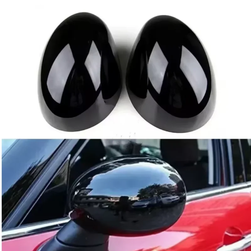 LHD Pair Wing Mirror Cover Cap Casings For BMW Mini F54 F55 F56 2018-2021