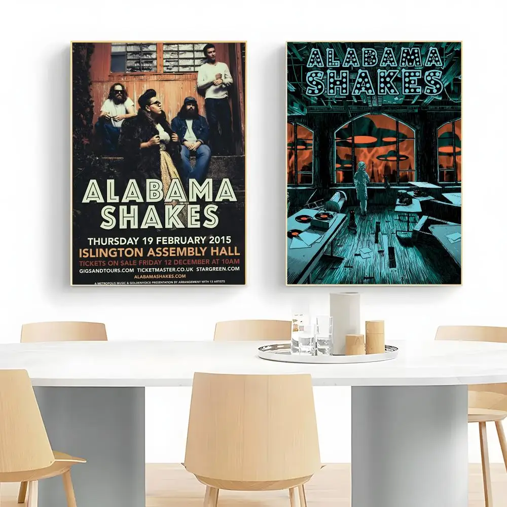 Soulful Band A-Alabama Shakes Poster Wall Art Print Decorative Mural Home Decor Gift Unframed
