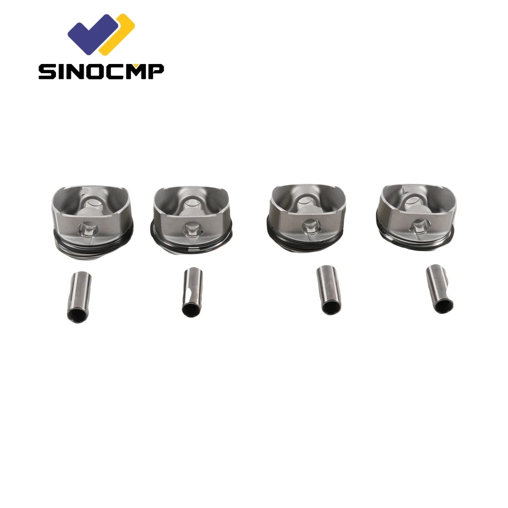 94810303164 94810393101 94810334100 8pcs Pistons Rings Set Φ93mm 94810303169 94810303163  94810303168 for Porsche Cayenne Turbo M48.50 4.5L V8 4511cc Turbocharged Engine