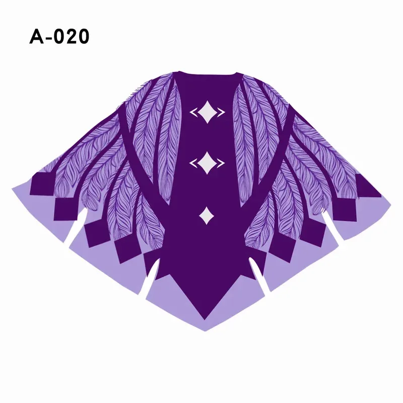 

COSda@Anime Game Sky：Children Of The Light Cosplay Costume Initial Service Nine Colors Printing Cloak Cape Man Woman Halloween S