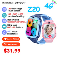Blackview Z20 4G Smart Watch Kids 800mAh Video Call GPS WiFi Tracker Location SOS Call Back Monitor Phone Watch Smartwatch