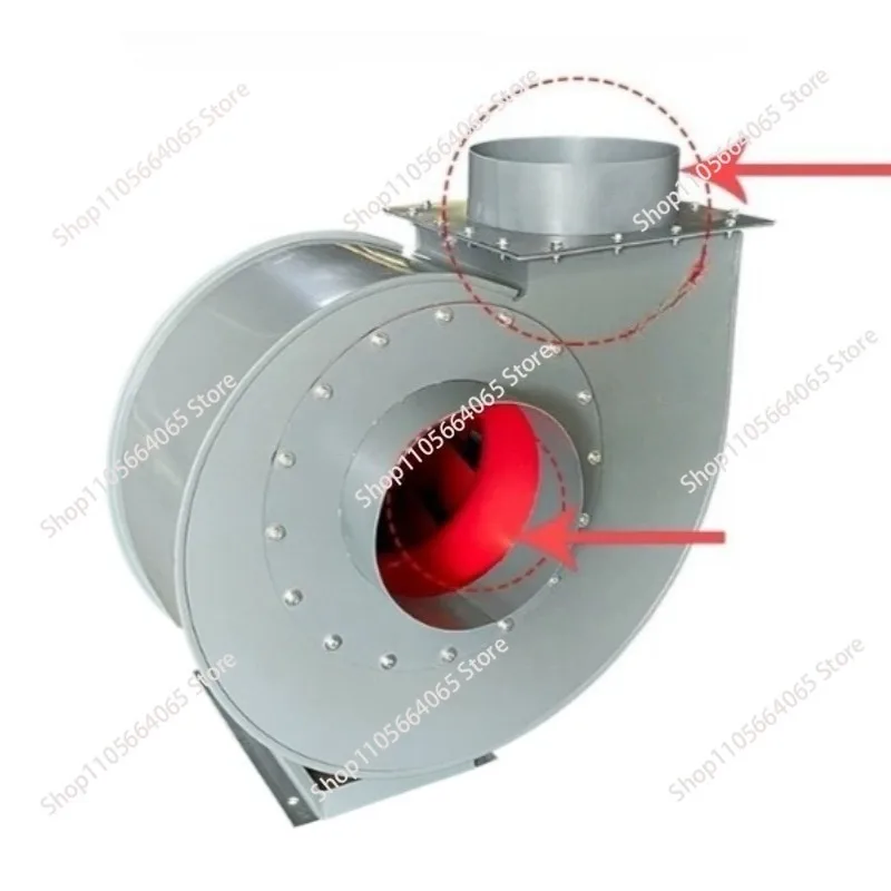4-72 Centrifugal Fan, Ventilation and Air Exchange, 380V Industrial Environmental Protection Dust Removal and Painting Blower