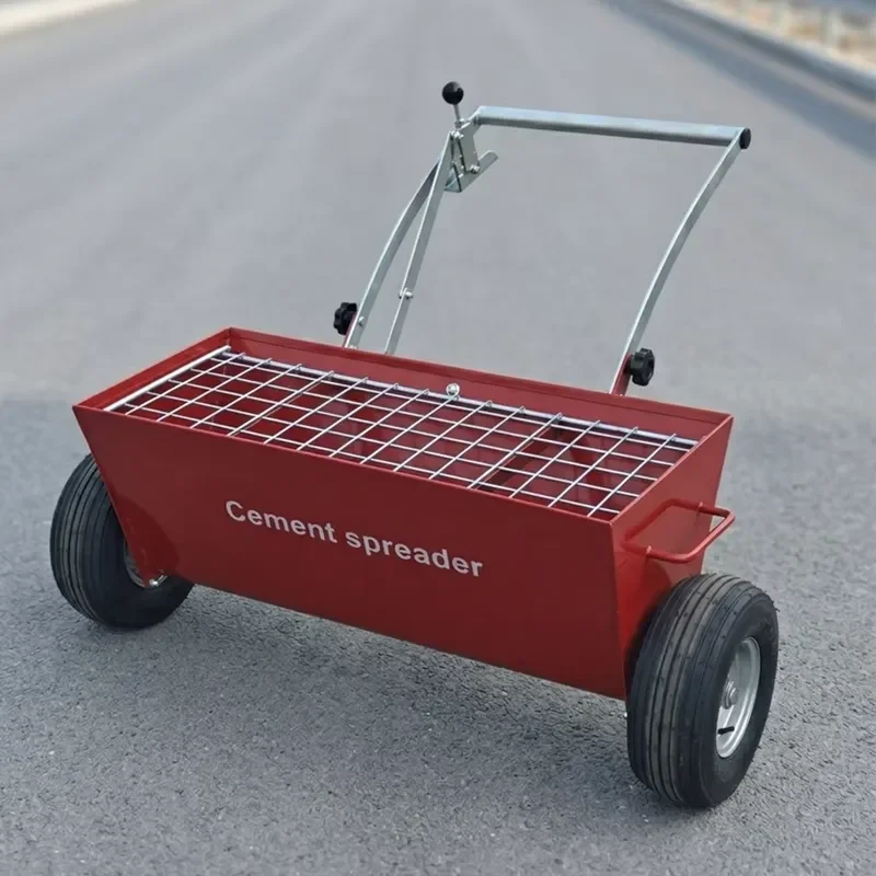 Hand Push Manual Concrete Floor Sand Spreading Machine Uniform Leveling Wear Resistant Construction Material Spreader