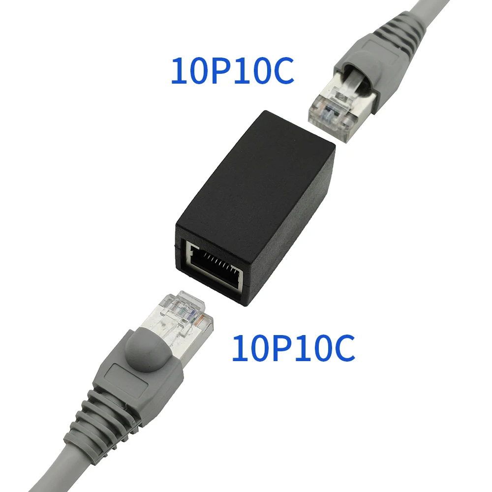 RJ48 10P10C Coupler 1 Way RJ50 Cable Splitter Adapter Suitable For 10-core Cable Extension