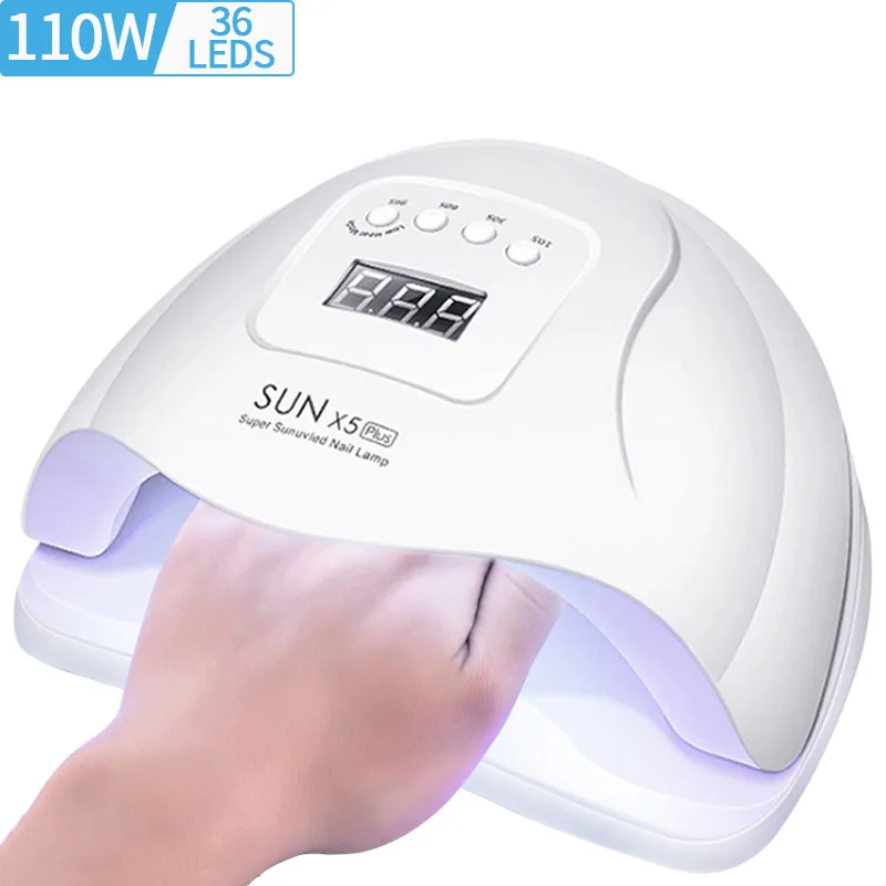 LULAA High-Quality Uv Led Lamp Fast Drying Nail Gel Polish Drying Lamp Professional Cabin Uv Led Nail Gel Nail Dryer Tools