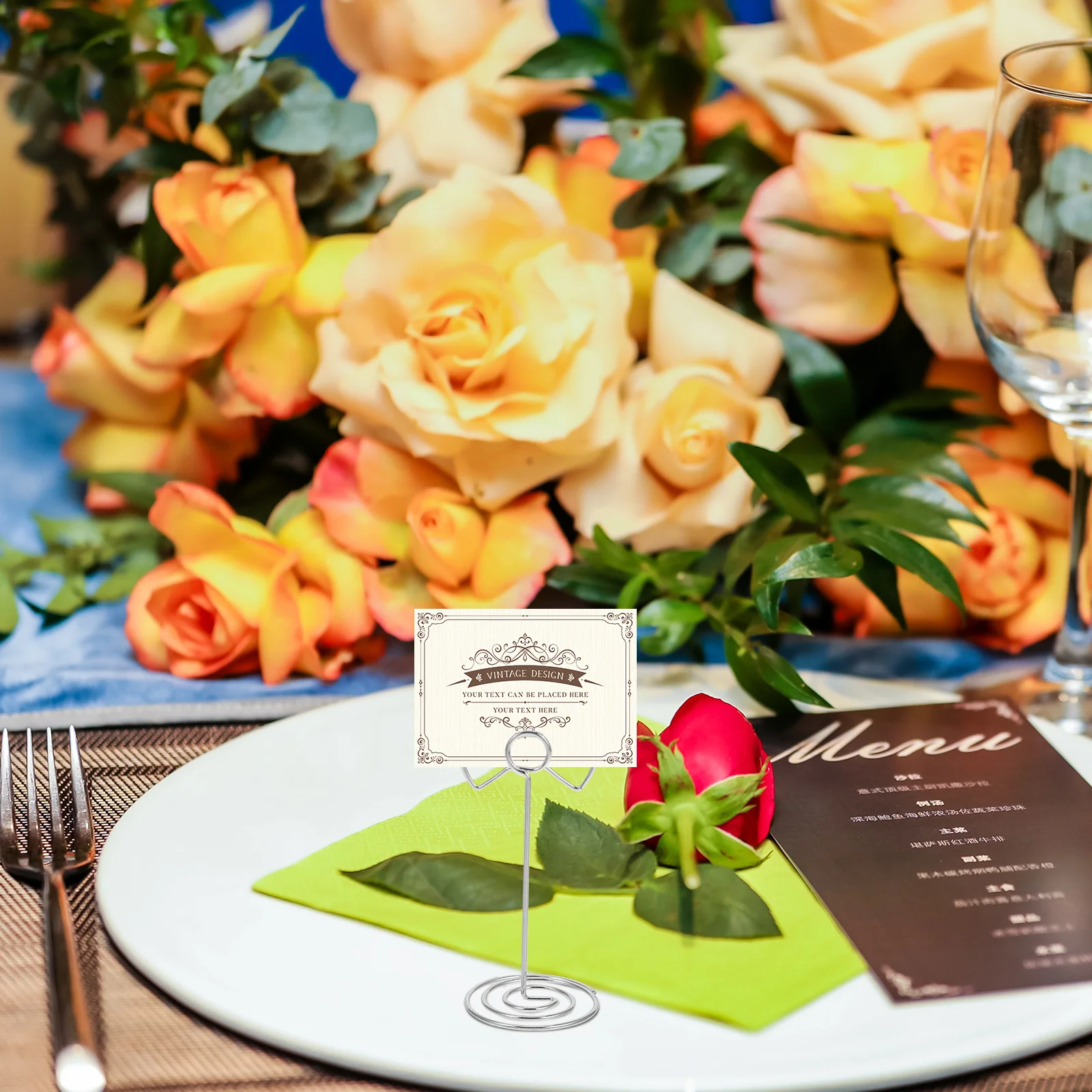 

10Pcs Elegant Bow Tie Table Card Holders Silver Name Place Photo Memo Clips Wedding Party Decor Table Number Holders