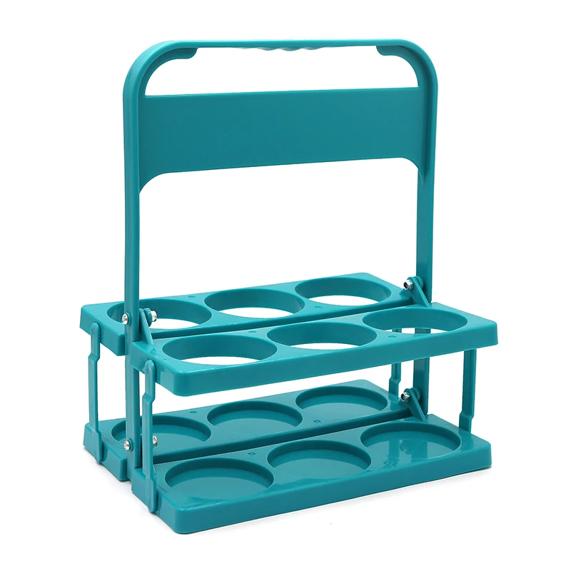 Herbruikbaar 6 Pack Bierfles Drager Drink Caddy Houder Duurzame Opvouwbare Bar Likeur Wijn Bier Rek Mand Cup Organizer