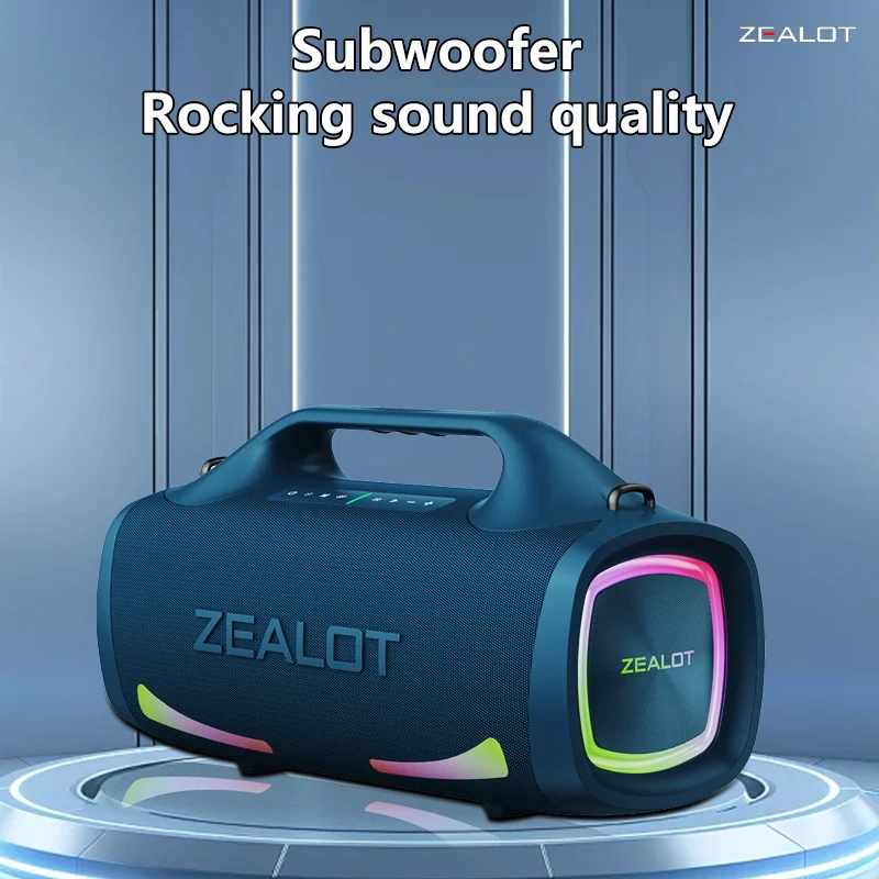 Zealot-S79ポータブルワイヤレススピーカー,サブウーファースピーカー