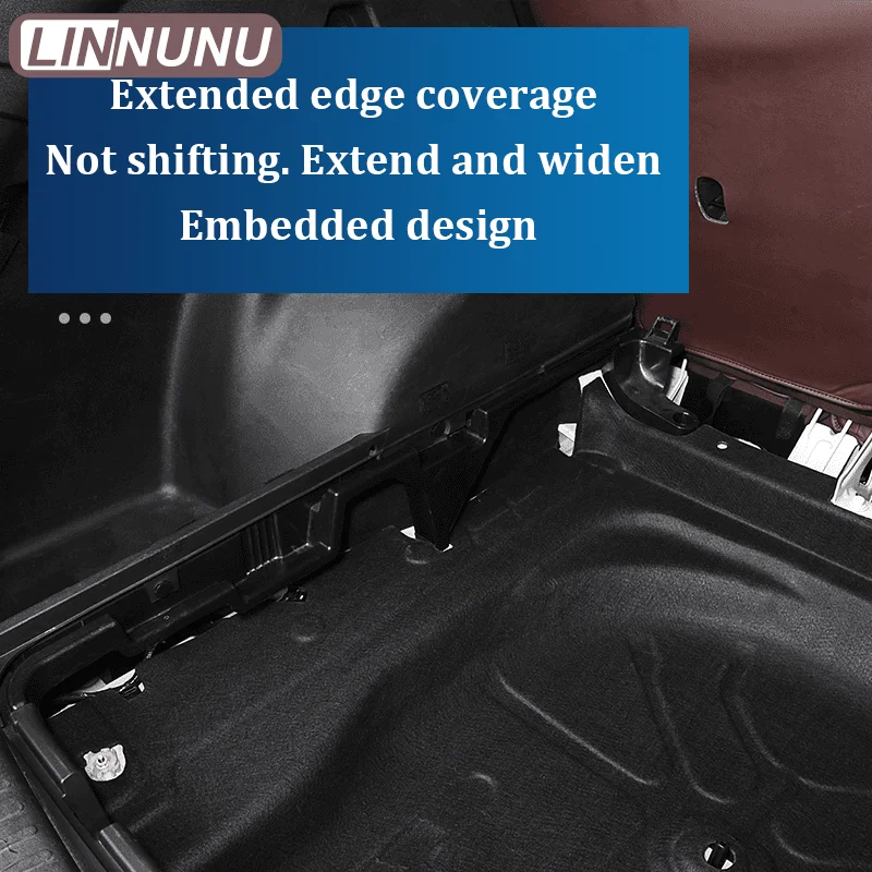 LINNUNU For Geely Monjaro Manjaro Trunk Spare Tire Box Sound Insulation Cotton Heat Insulation Foam Flame Noise Reduced XingyueL