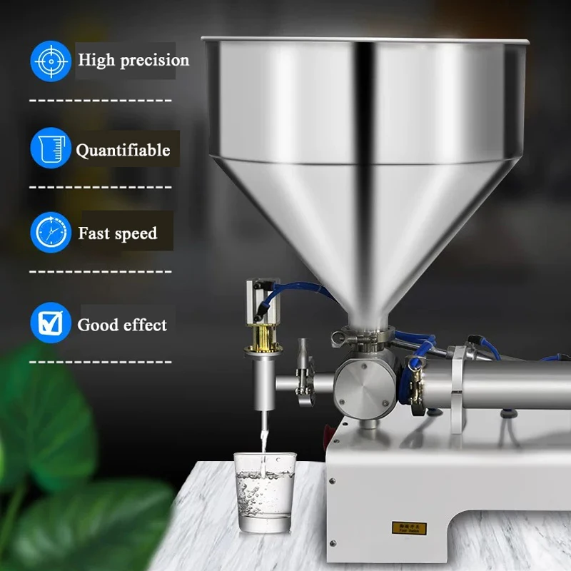 Including Tariffs Filling Machine Automatic Pneumatic Hopper Shampoo Moisturizer Lotion Cosmetic Oil Honey Water Filler