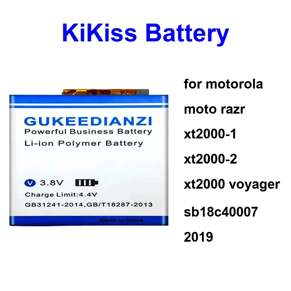 

Mobile Phone Battery For Motorola Moto Razr XT2000-1 XT2000-2 XT2000 Voyager Sb18c40007 2019 KV30 KV40 KV30+KV40 1600-1650Mah