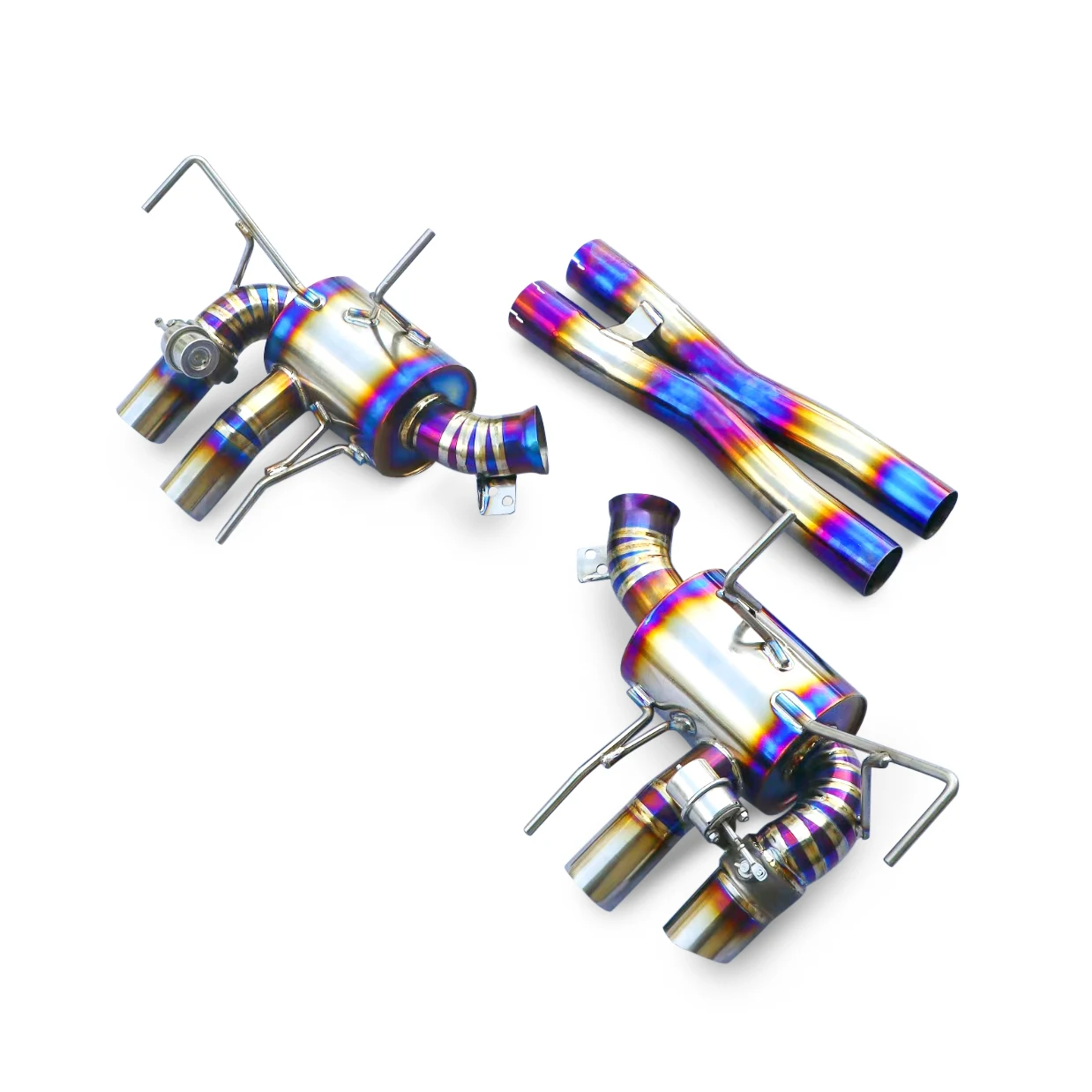 

wholesale mid pipe exhaust Suitable for Ferrari F12 berlinetta/TDF 6.3 V12 2013-2017 titanium alloy cat back exhaust X-pipe