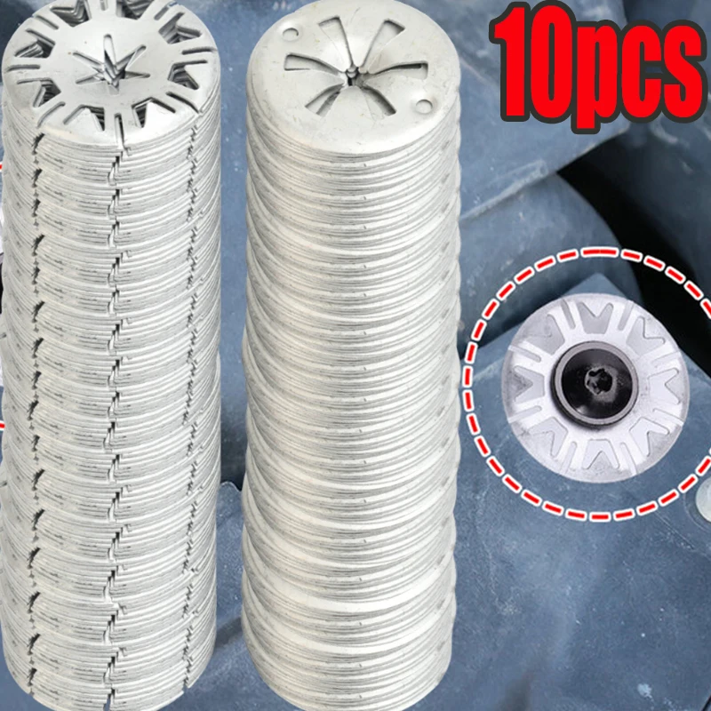 10 Pcs Auto Heat Shield Repair Kit N90796501 N90796502 Heat Protection Plate Shield Washer Attachment Repair Kit Car Accessories