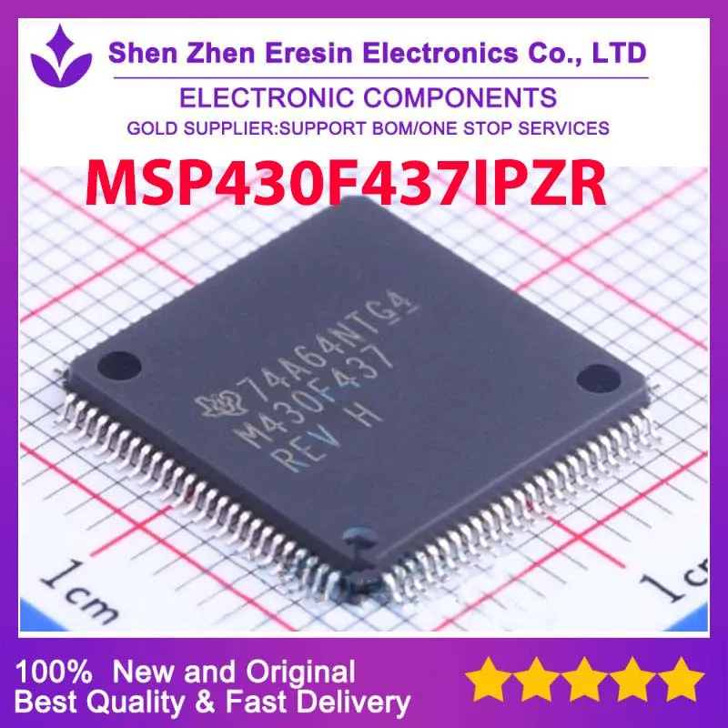 Free shipping    5PCS/LOT  MSP430F437IPZR LQFP100    New and original