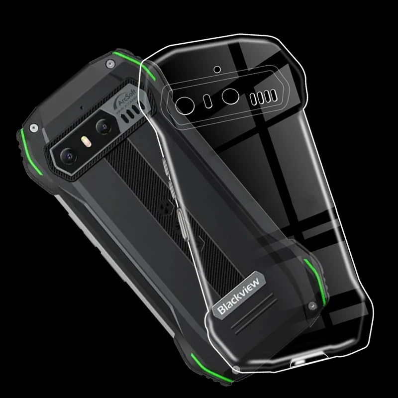 Camera Protection Case For Blackview N6000SE Silicon Caso Soft TPU Transparent Phone Cover For Etui Blackview N6000 Bumper Shell