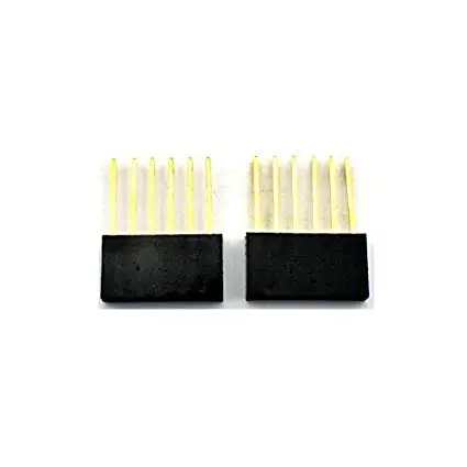 女性用1/2/ピース/ロット/2.54ピン,長さ10/11mm,Liuino DIYキット用の積み重ね可能なネックスヘッダー