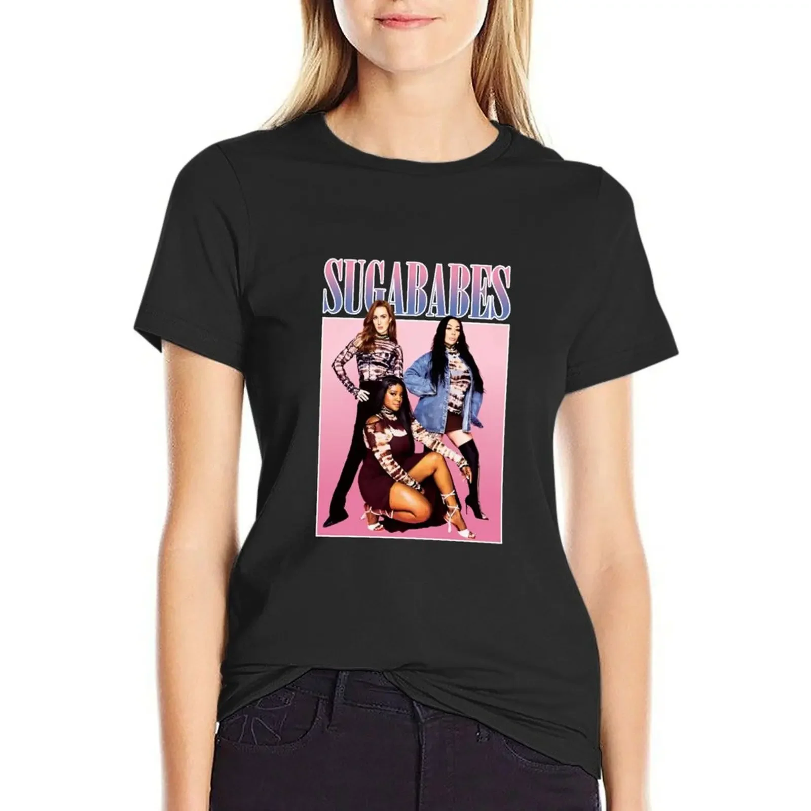 

SUGABABES BAND T-Shirt vintage clothes kawaii clothes new edition spring clothes Women 2025