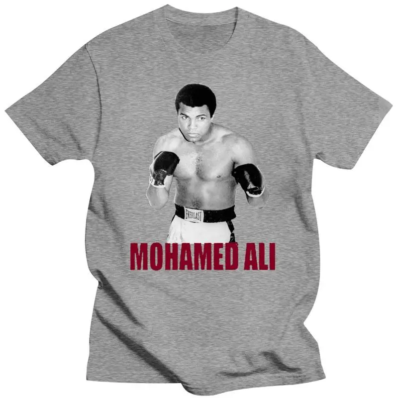 Men summer t-shirt funny print short sleeve T-shirt Mohamed Ali White Personalized T Shirt funny t-shirt novelty tshirt women