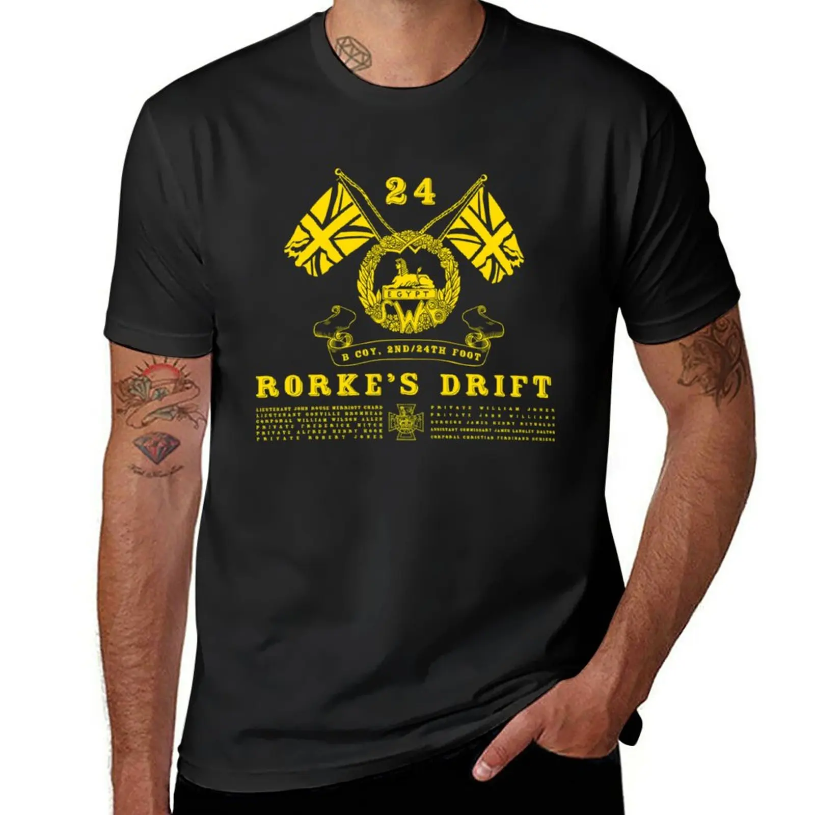 

New Rorke’s Drift Inspired by Zulu Classic T-Shirt animal print shirt for boys graphics t shirt Short t-shirt mens t shirts pack