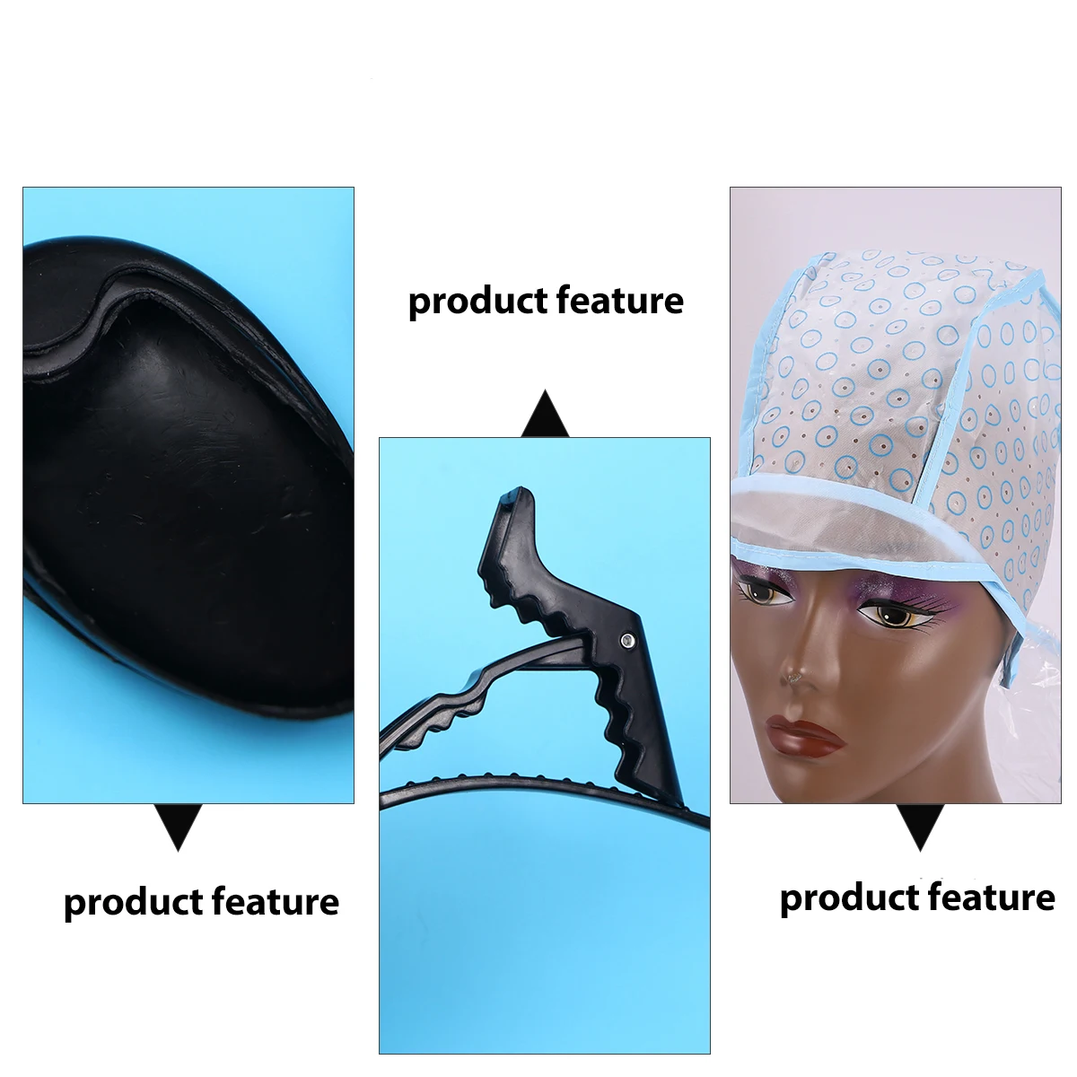 

15Pcs Hair Dyeing Kit Professional Tools Color Bowl Brushes Comb Ear Covers Clips Gloves Cape Whisk Cap Home Salon Use