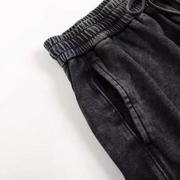2025 New Retro Loose High-waisted Straight-leg Trousers Men's and Women's Casual Wide-leg Trousers