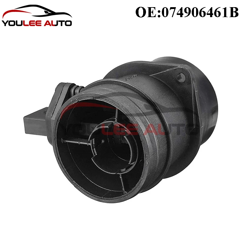 074906461B 0281002461 074906461BX MAF Mass Air Flow Meter Sensor For VW Golf Passat Audi A3 A4 A6 Skoda Seat Ford Auto Parts