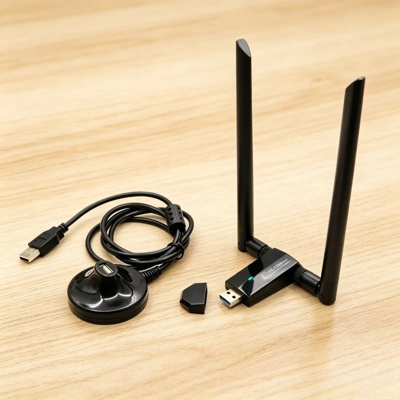 RTL8812AU Dual Band High Gain USB WiFi Adapter for Kali Linux Penetration Test Monitor/Injection AP Gigabit