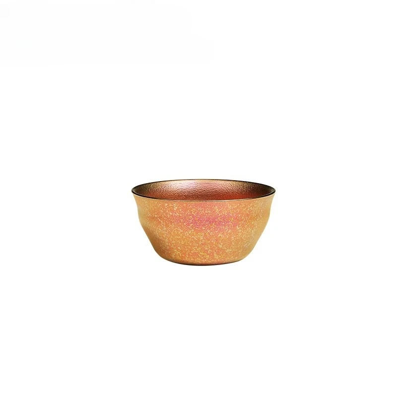 Pure titanium kung fu tea set household simple titanium cup metal titanium degree lazy portable anti-scalding tea cup