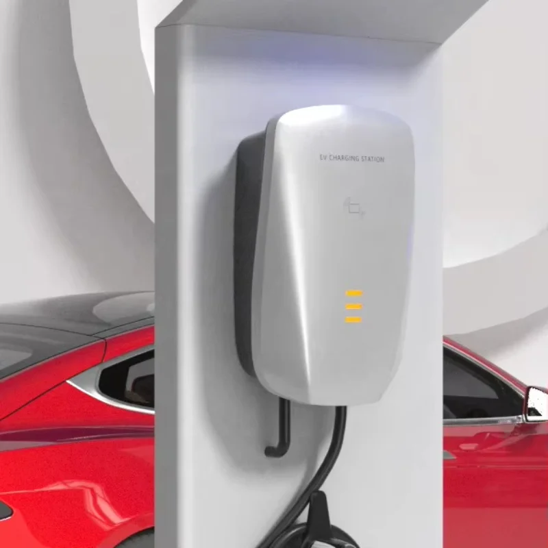 Customized 7kw AC EV Charger With Blue Tooth Wall-mounted EV Charger Electric Car Charger Commercial Charging Station