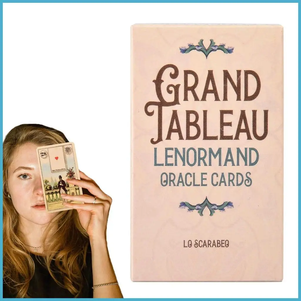 36 Full-Color ArtGame Card Divination Tarot Tableau Grand Tableau Lenormand Cloth Grand Tableau Lenormand Cartes playmy