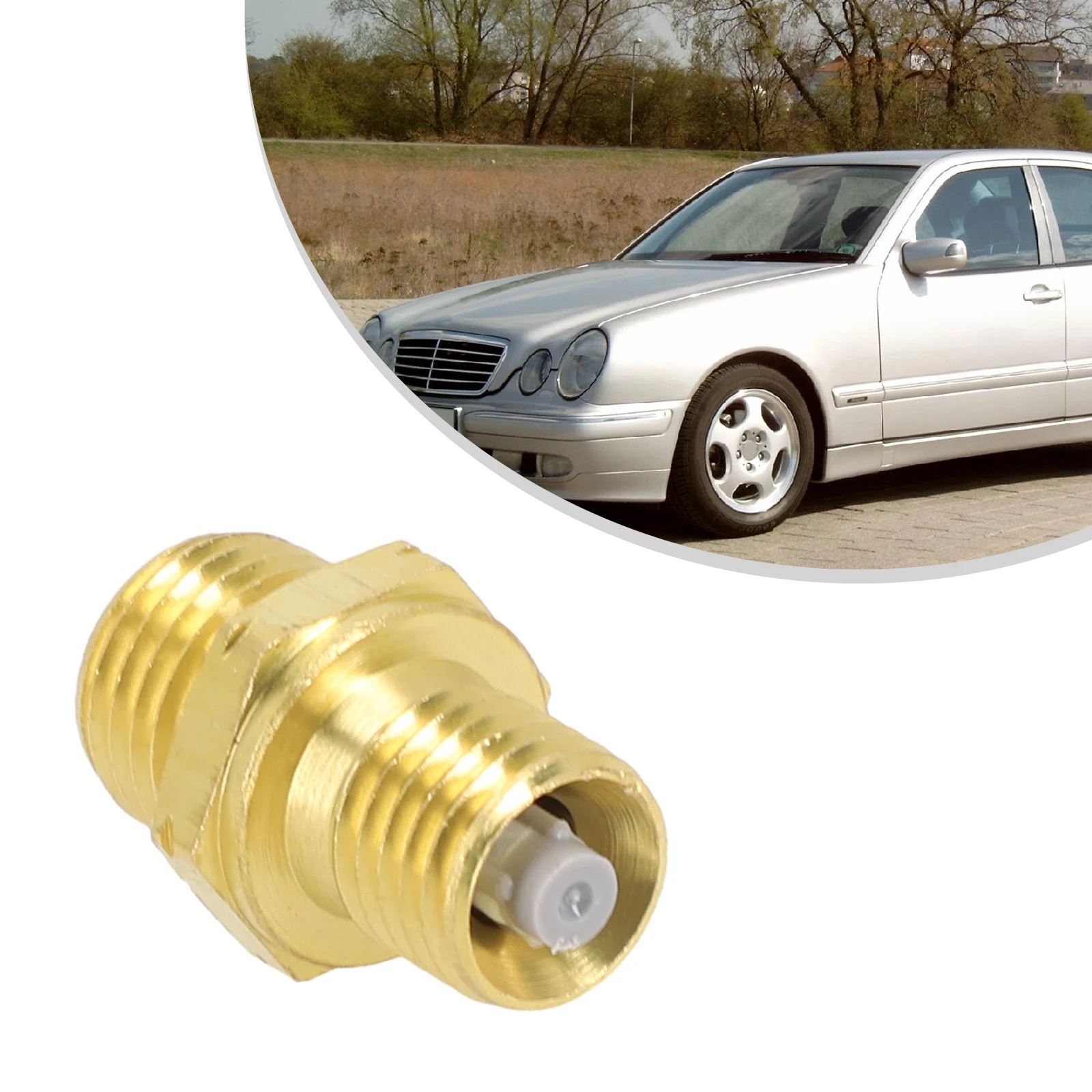 

1pc Metal Fuel Supply Connector Filter Replacement For Mercedes C E S G M SL Class W210 0000746086 Accessories