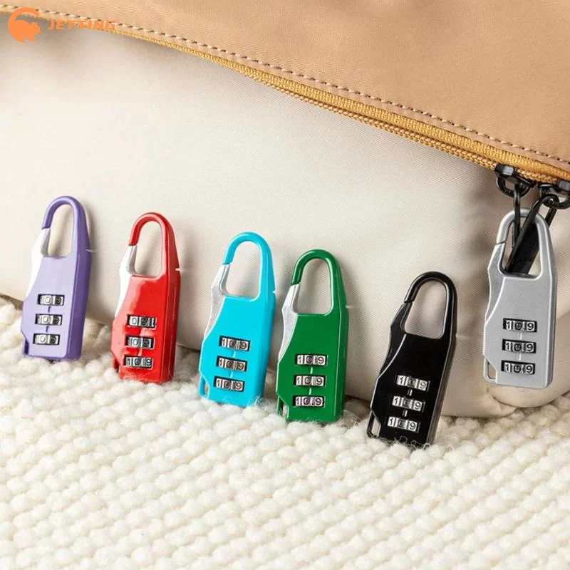 (New) 1pc Mini 3 Digit Combination Code Number Lock Padlock Password Padlock for Suitcase Drawer Cabinet Luggage Zip