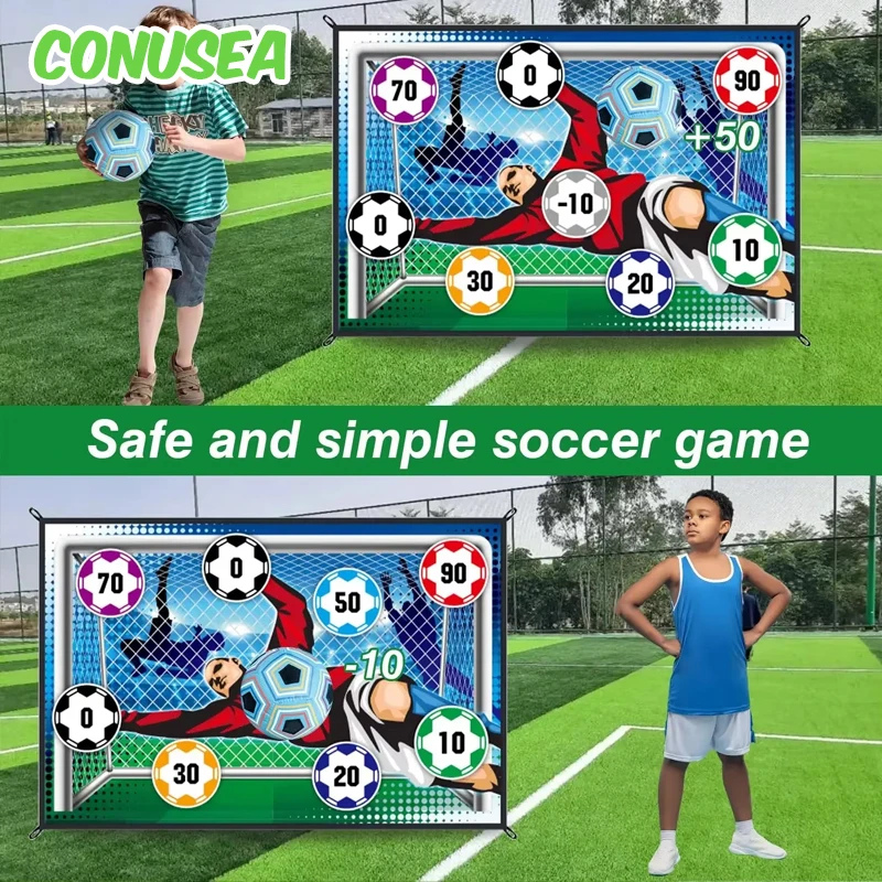 But de football pliable pour enfants, en nylon, pour jeux de soccer, cible murale, jeux d'intérieur et d'extérieur, entraînement, jouets de compétition pour garçons