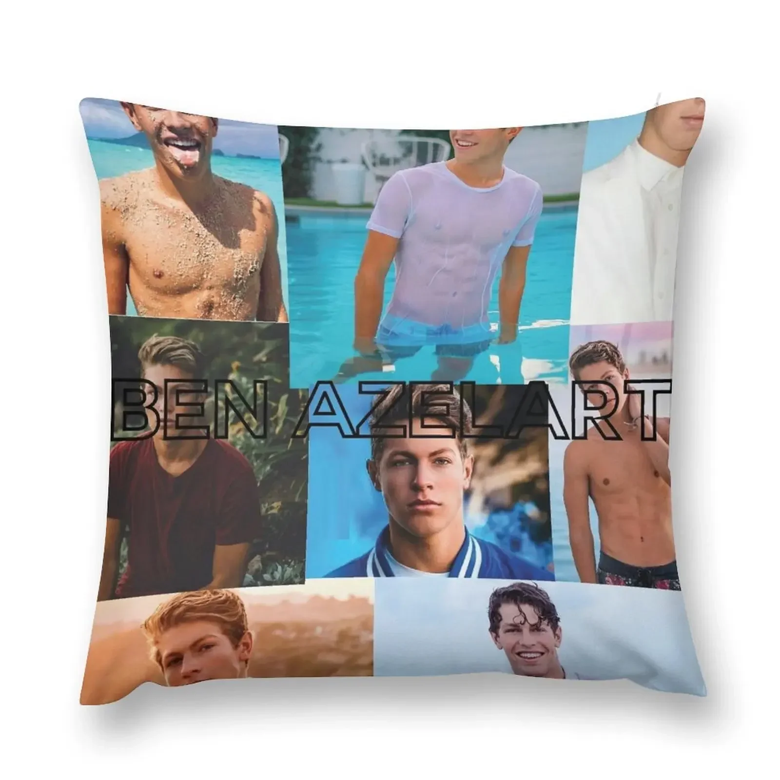 

Ben Azelart - 4 pack Throw Pillow Room decorating items Couch Pillows Cushions Home Decor pillow