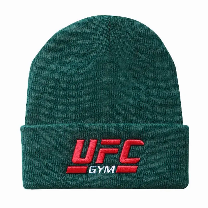 Men's and Women's Autumn/Winter New Knitted Hat UFC Gym Embroidered Knitted Hat GYM Warm Hat Knitted Hat Trendy - view 6
