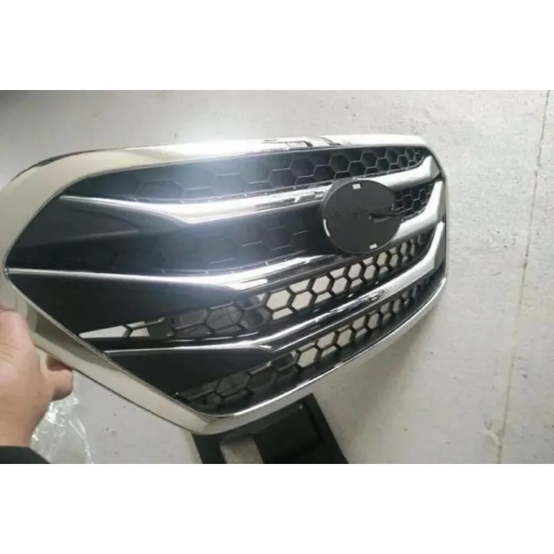 2009-2015 For Hyundai ix35 high quality ABS chrome front grille Refit around trim trim grills Racing.