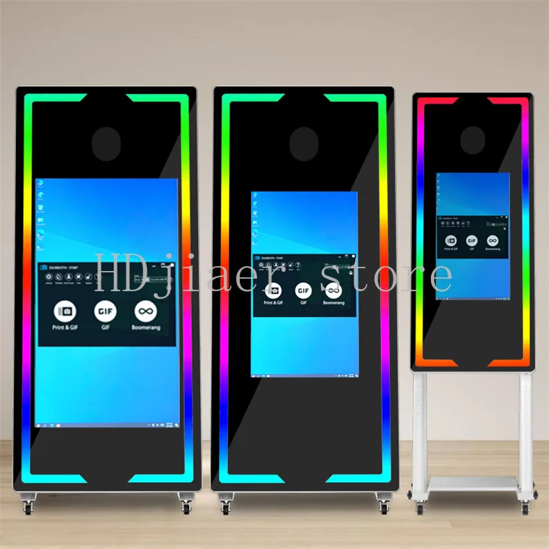

Magic mirror camera, interactive magic mirror photo booth, ultra-clear mirror surface
