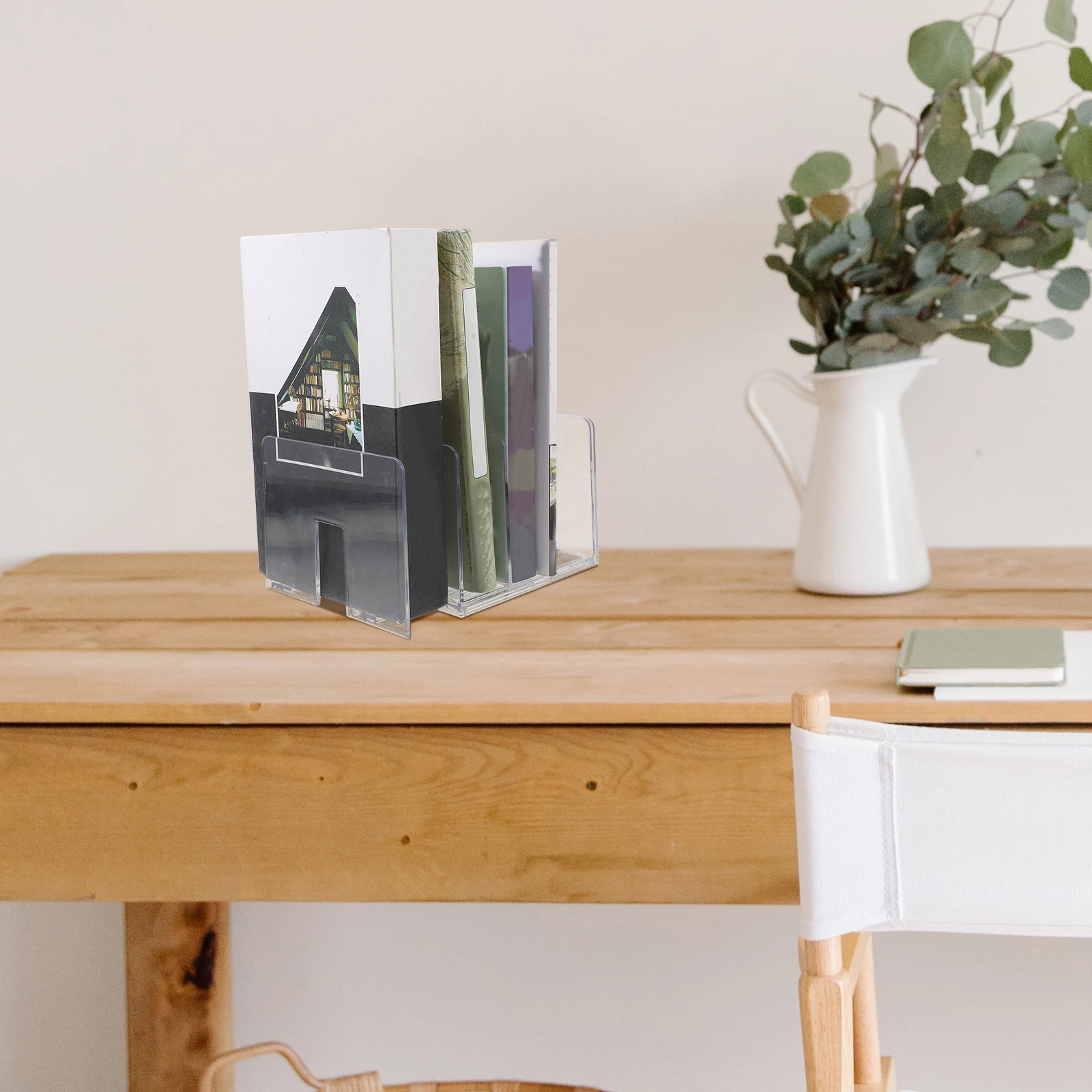 

Подставки для книг, прозрачная перегородка, настольная книжная полка, стойка для документов, держатель для файлов, органайзер для хранения, утолщенный, прочный