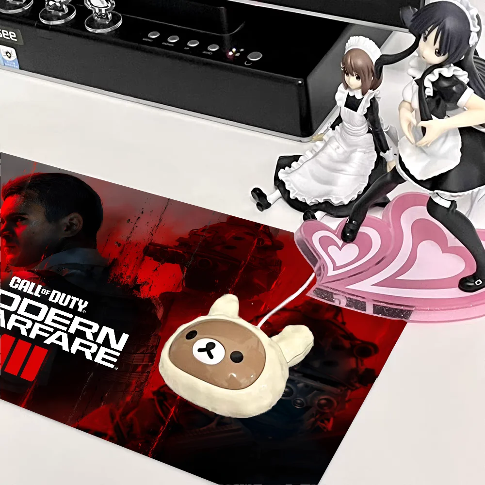 Call Of Duty Modern Warfare Mousepad Large Keyboard Desk Mat Gaming Mouse Pad LockEdge Non-slip Mat