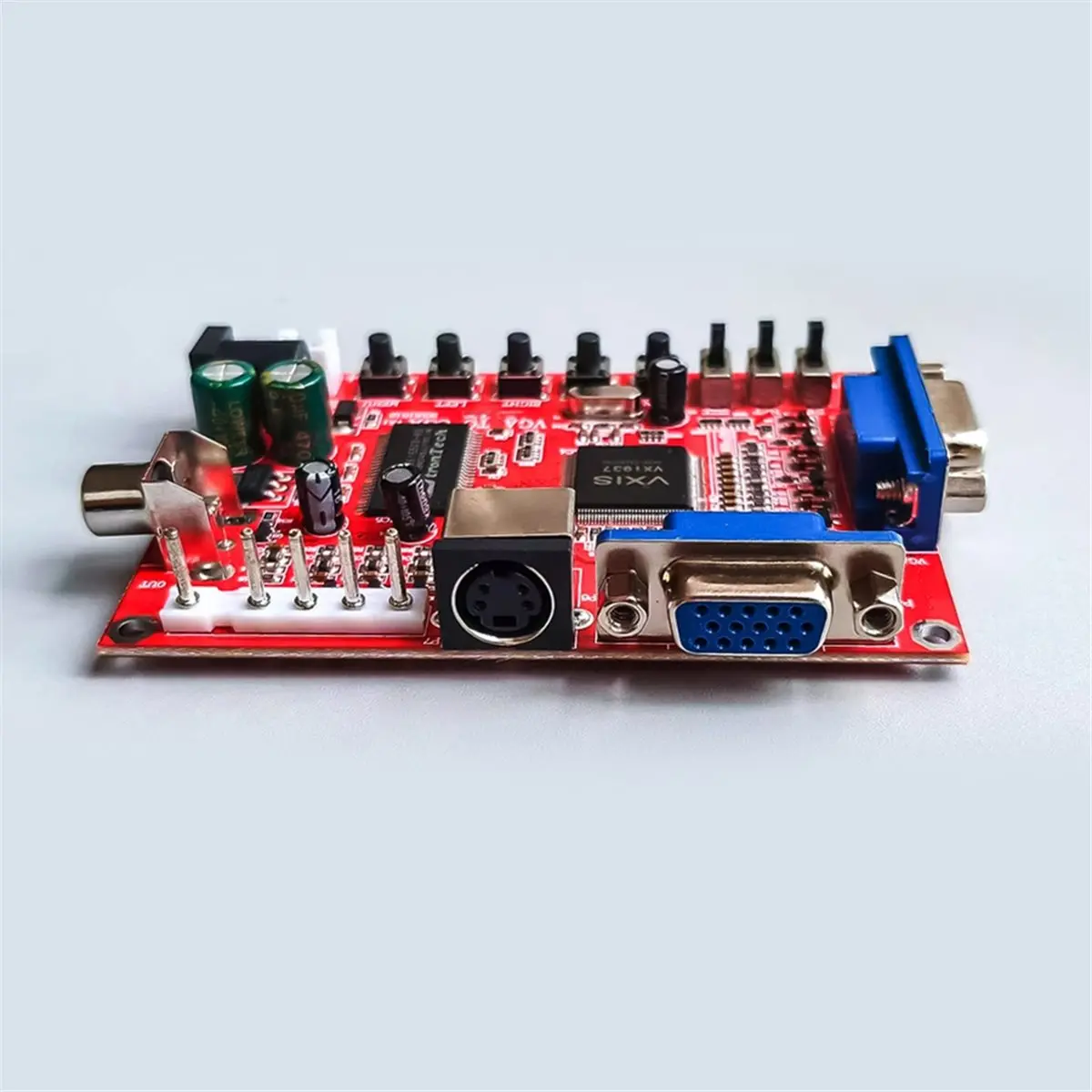 【COUNTDOWN DEAL】 High-Resolution to Low-Resolution Converter, VGA to RGBS to AV to S-Video Converter, Game Video Conversion Card