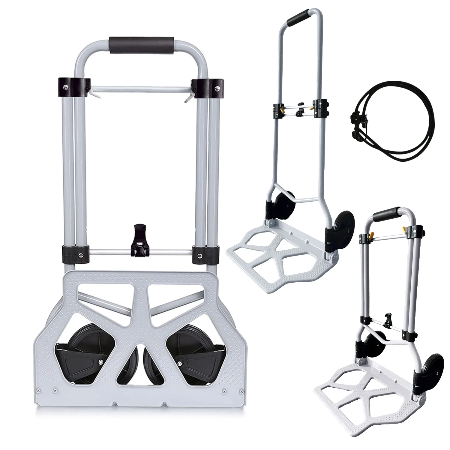 

Складная тележка, регулируемая высота, грузоподъемность до 80 кг, для перевозки коробок, бумаги формата А4, синих рулонов | Шкаф, стиральная машина