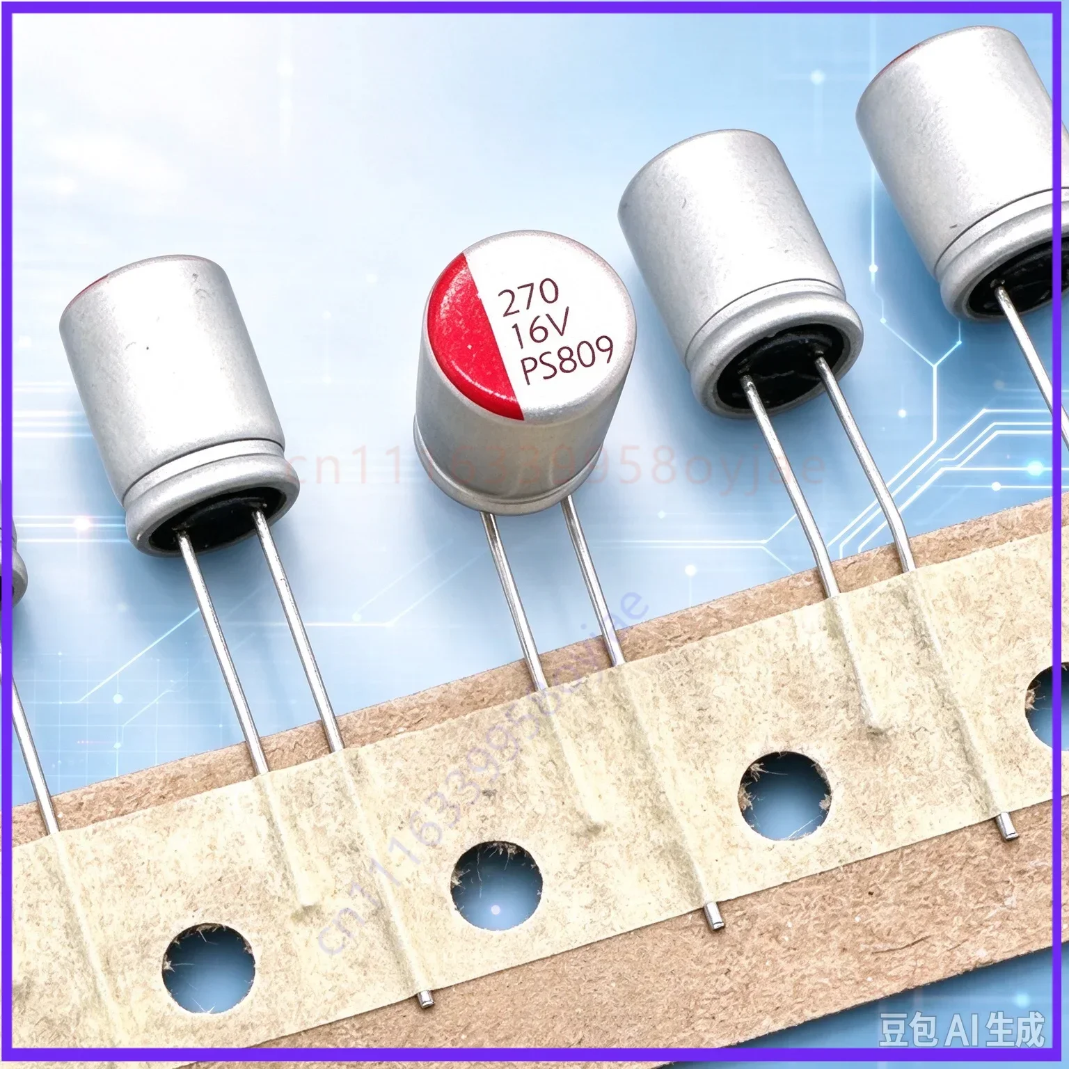 Solid for CAPXON PS 270uF 16V High Frequency High Temperature Radial Solid Capacitor   200pcs