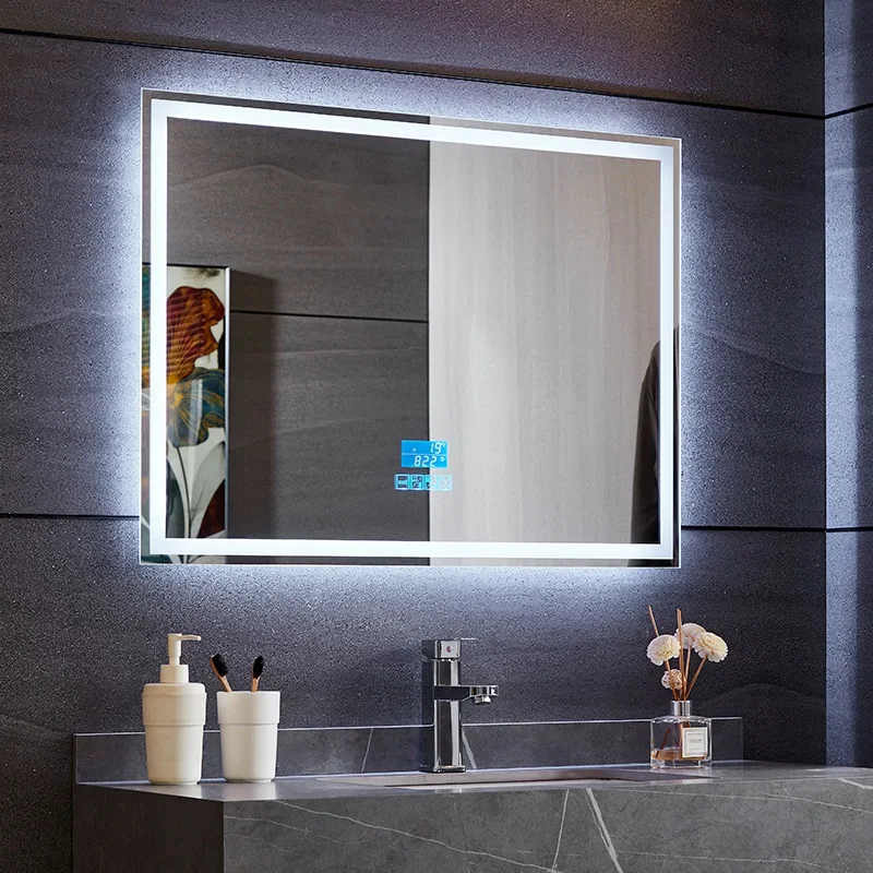 Mission Heavy Duty Construction Floor Mirror Wall Mounted Height Adjustable Child Safe Extendable Pet Friendly for Washroom